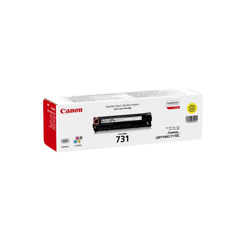 Canon 731 Toner Cartridge - Yellow,6269B002