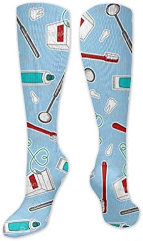 fjhfgdjrt Dentist Compression Socks for Women MenGraduated Compression Sock for Running Medical Sports Flight Travel Nurses Maternity Pregnancy Novel Running Socks