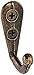 uxcell Bronze Tone Vintage Style Wall Mounted Single Hook Hangers 10 Pcs