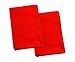 2 Red Toddler Pillowcases - Envelope Style - for Pillows Sized 13x18 and 14x19-100% Cotton with Percale Weave - Machine Washable - ZadisonJaxx ZacharyPaul Collection - 2 Pack