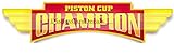 11 Inch Piston Cup Champion Flag Team Lightning McQueen 95 Disney DPixar Cars 2 Movie Removable Wall Decal Sticker Art Home Racing Decor