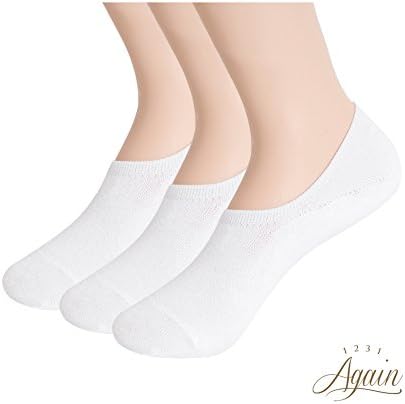 Again 12313/6 / 10 pairs Light Casual Non-Slip No Show Ankle Socks for Men and Women