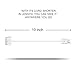 iPhone 4s Short Cable, Pager 30-Pin USB Sync and Charging Data Cable for iPhone 4, iPhone 4S, iPhone 3G, iPhone 3GS, iPad 1, iPad 2, iPad 3, and iPod - Pack of 3 (10inch Length)