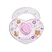 Ddummy Magnetic Pacifier for Reborn Newborn Baby Dolls Handmade Cradle Pink