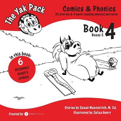 Mua The Yak Pack: Comics & Phonics: Book 4: Learn to read Bossy E words ...