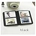iCasso Candy Color Fuji Instax Mini Book Album for Instax Mini7s 8 25 50s Film-Black