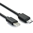 3FT USB C to Micro USB Data & Charge Cable - Micro for Old/Phones, Smartphones, Cameras, Headphones, USB C Compatible with MacBook, iPhone 15, Samsung, LG, Moto, PC/Laptop with a USB C Port