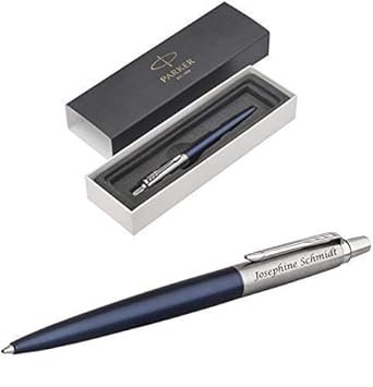 Exklusiver PARKER Kugelschreiber Modell JOTTER inkl. Gravur Lasergravur graviert neu CT 1953186 (Royal Blue)