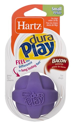 Hartz Dura Play Bacon Scented Dog Ball - Small (Colors Vary)