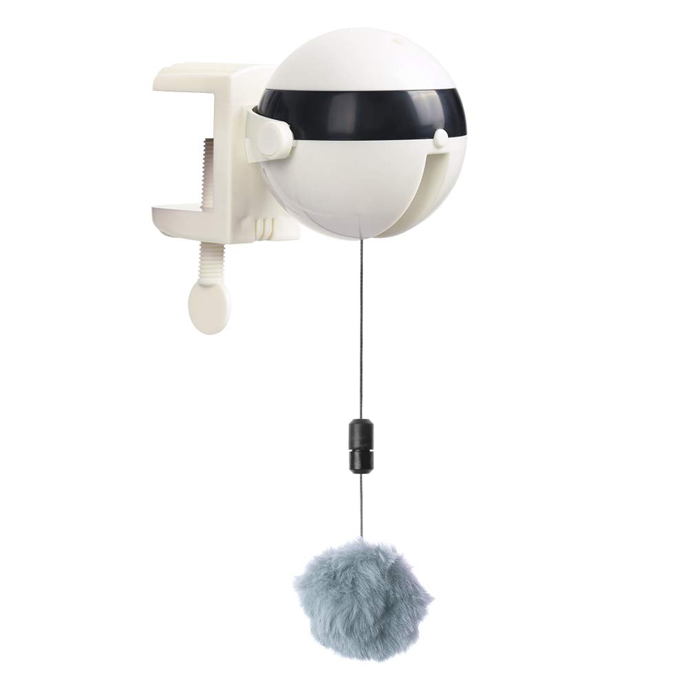 Wowlela Interactive Cats Toy, Cat Teaser Toy Yo-Yo Lifting Ball, Automatic Lifting Cat Toy, Electric Flutter Rotating Toy for Cats, Funny Cat Ball Pet Toy for Kitten or Cat