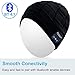 Mydeal Washable Winter Mens Womens Hat Bluetooth Beanie Running Cap with Wireless Stereo Headphones Mic Hands Free Rechargeable Battery Compatible with Cellphones iPhone Android Laptop Tablet - Black