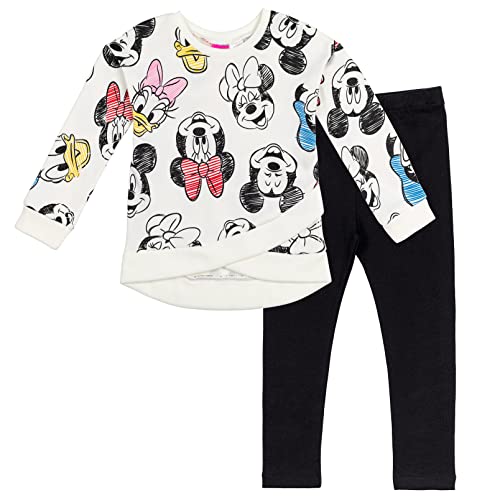 Disney Minnie Mouse Toddler Girls Crossover Fleece Sweatshirt