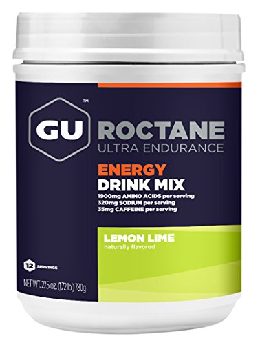 GU Roctane Ultra Endurance Energy Drink Mix, Lemon Lime, 1.72lbs Canister