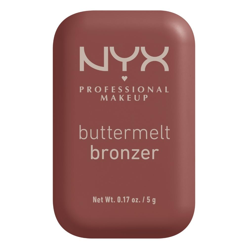 NYX Professional Makeup Buttermelt Powder Bronzer, Up To 12H Wear, Fade & Transfer Resistant, Cruelty Free & Vegan Formula, All Skin Tones, Shade: Butta Dayz