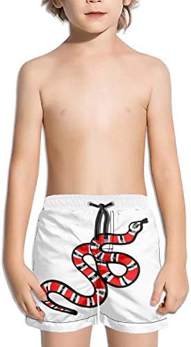 RIIZOOD Boys Quick Dry Swim Trunks Breathable Beach Pants Gold Black Glitter Beach Board Shorts