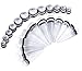 BodyJ4You 24PC Ear Stretching Kit - 00G-20mm Big Gauges - Clear Acrylic Heavy Tapers No Flare Plugs O-Rings - Stretchers Weights Expanders Eyelets
