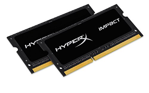 UPC 740617233414, Kingston HyperX Impact Black 8GB Kit (2x4GB) 2133MHz DDR3L CL11 SODIMM 1.35V Laptop Memory (HX321LS11IBK2/8)