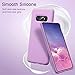 ESR Samsung Galaxy S10e Case [Soft Grip] [Drop Protection] [Scratch-Resistant] Liquid Silicone Ultra-Thin Slim Soft Gel Phone Cover for The Samsung Galaxy S10e, Purple