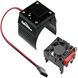 Powerhobby Cooling Fan for Traxxas Velineon VXl-3 ESC + 540/550 Heatsink Motor Fan Combo Black FITS : Traxxas Slash/Stampede 2WD / RUSTLER/Bandit / Rally VXL