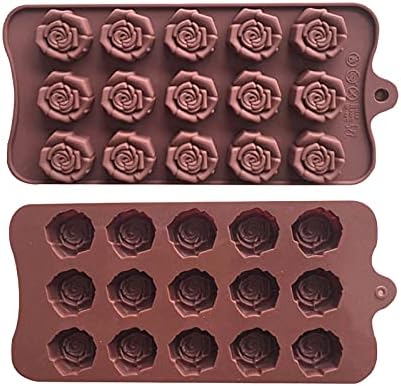 2-Piece Silicone Chocolate Molds Set - Food Grade Baking Molds For Candy, Wax Melts, Chocolate Bars 9 thumbnail image