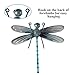 Liffy Metal Dragonfly Wall Decor Outdoor Hanging Art Blue for Living Room Bedroom