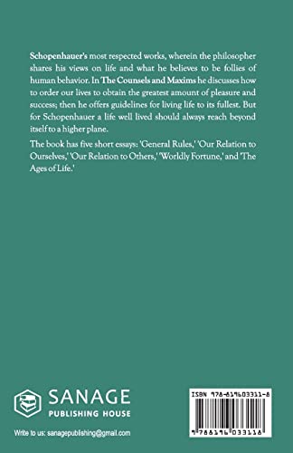 Counsels and Maxims 1