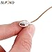 Aupoko Universal Thermocouple Patio Heater Parts, 350 mm Outdoor Heater Replacement Parts M8 x 1 End Connection Nuts Thermocouple 0.4 Meters Length M6 x 0.75 Head Thread 4.8 mm/ 0.19'' Flat Terminal