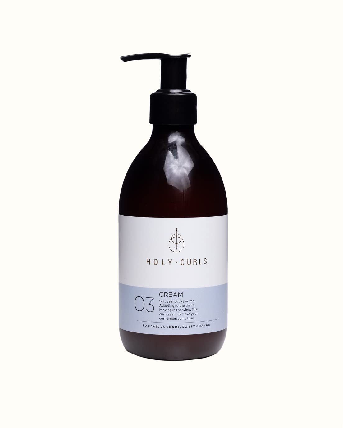 Holy Curls - Curl Cream for Curly, Coily and Wavy Hair, Vegan, Sulphate Free, 300ml, Natural Ingredients