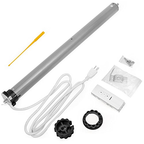 XtremepowerUS Patio Manual Retractable Sun Shade Awning – Tan (Awning Motor w/Remote)
