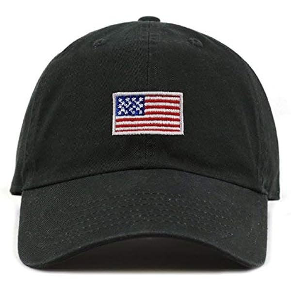 Funky Junque Men's American Flag Snapback Hat - Adjustable Trucker Cap, 5-Panel, Mesh Back, Curved Brim - View #6