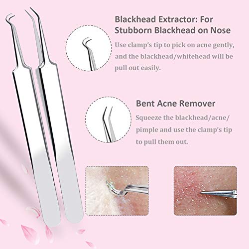 image for HYRIXDIRECT 6 PCS Blackhead Remover Kit Comedone Acne Extractor Blackh