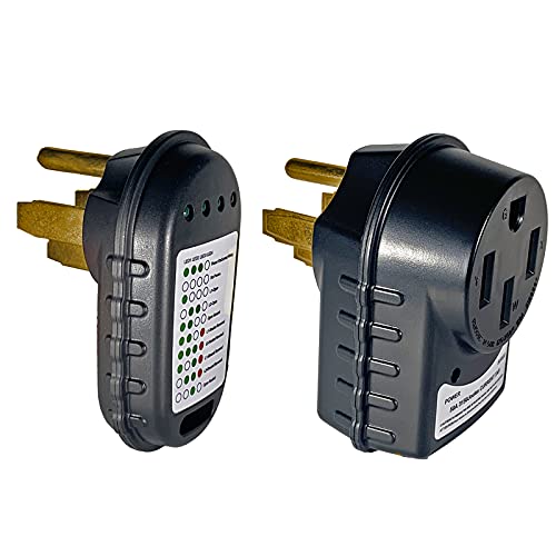 Suplevel 50 Amp RV Surge Protector and Circuit Analyzer Kit, Adapter