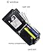 POPUCT New Men's US Dollar Bill Money Bifold Wallet(Black-large)