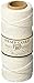 Hemptique 100% Hemp Cord Spool - 62.5 Meter Hemp String - Made with Love - No. 20 ~ 1mm Cord Thread for Jewelry Making, Macrame, Scrapbooking, DIY, & More - White