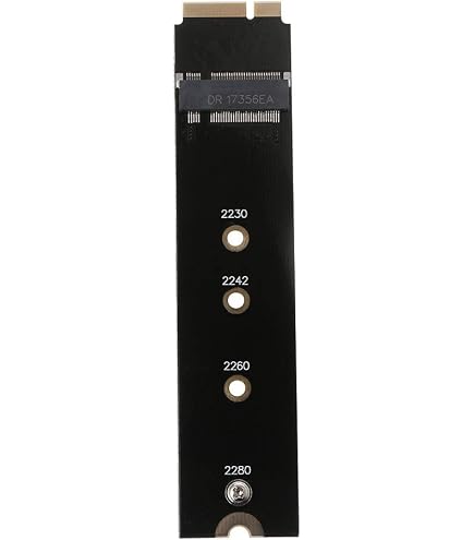 Adapter mSATA SSD to Apple MacBook Pro 7+17 pins connector