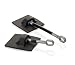 Refrigerator Door Lock WITHOUT PADLOCK - Black primary