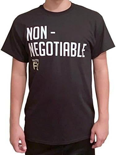 NUTRAFX Gildan T-Shirt for Men 50/50 Blend Size SM-XL (M, Black)