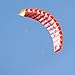 HENGDA KITE New 1.4m Power Kite Outdoor Fun Toys Parafoil Parachute Dual Line Surfing Orange