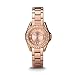 Fossil Women's ES2889 Riley Rose Gold-Tone Stainless Steel Watch with Link Bracelet