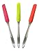 Skinny Silicone Jar/Icing Spatula Set - Set of 3 - Red, Lime Green, Pink