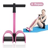 MEYUEWAL Multi-Function Tension Rope Upgrade 6 Röhren Elastische Fitness mit Ped