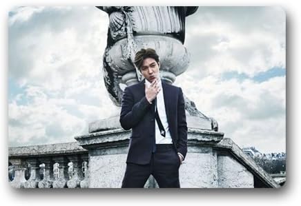 Gentleman Lee Min Ho Portrait Custom Rectangle Entryways Non Slip Indoor/Outdoor Doormat Floor Mat(23.6x15.7 inch)