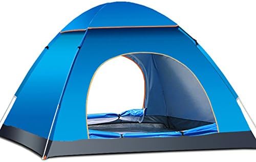Famous Juggle 2-3 Person Camping Tent,Multi color optional &amp; 2 seconds speed-open tent (Blue)