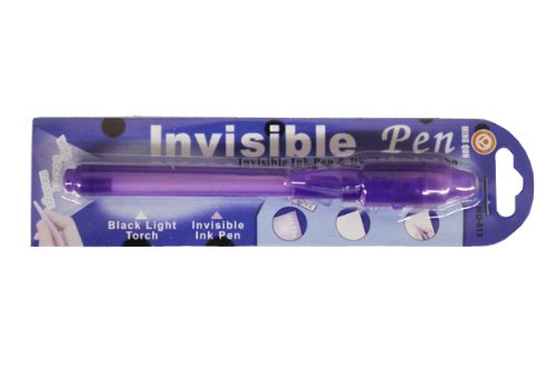 Dragonpad Place Invisible Ink Pen and Black Light - 4 Pack
