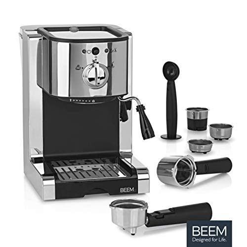 BEEM ESPRESSO-PERFECT | Espresso-Siebträgermaschine | Kapselmaschine - 20 bar | Geeignet für Kapseln, Pulver & Pads… – Bild 7