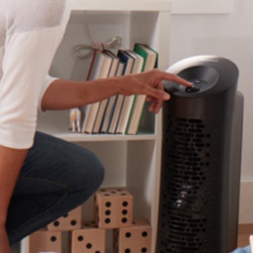 Honeywell HEPA Air Purifier for Home, 990 Ft² in 1 hour, Allergen Reducer for Dust, Pollen, Pet Dander, Odors, All Smoke Types, Tower, Black, HPA030