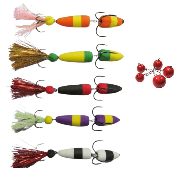 blntackle76 Behr Mandalas Set of 5 Including Cheburashka / Ballast Weights Set by Jenzi Top for Zander and Pike the Secret Weapon