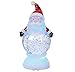 Transpac Imports Santa Claus Merry Christmas Character LED Light-up 9 x 5 inch Acrylic Snow Globe