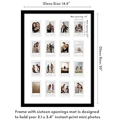 Americanflat 15x20 Instant Film Frame in Black