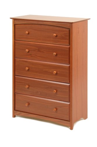 Stork Craft Beatrice 5 Drawer Chest Cognac Discontinued By